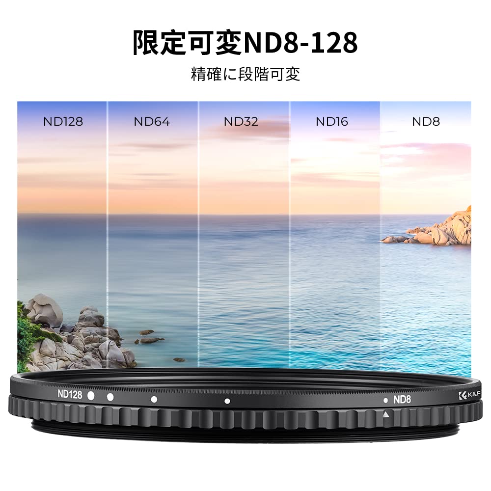 お試し価格！】 Urth 37mm ND8 3ストップ 可変NDレンズフィルター